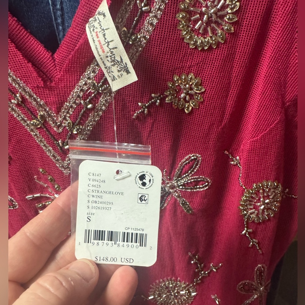 Free People Nightcap Embellished Slip - Strangelove NWT Retail $148 - Picture 5 of 7